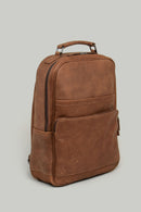 Tan Men's Leather Backpack | Derimod Tan Men's Leather Backpack | Derimod