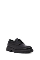 Men's Black Thick-Soled Leather Casual Shoes | Derimod Men's Black Thick-Soled Leather Casual Shoes | Derimod