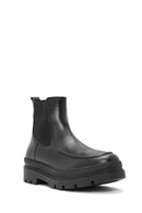 Men's Black Leather Chelsea Boots | Derimod Men's Black Leather Chelsea Boots | Derimod