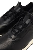 Erkek Siyah Kalın Tabanlı Deri Casual Sneaker | Derimod Erkek Siyah Kalın Tabanlı Deri Casual Sneaker | Derimod