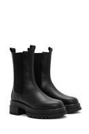 Women's Black Thick Soled Chelsea Boots | Derimod Women's Black Thick Soled Chelsea Boots | Derimod