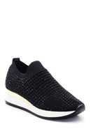 Kadın Siyah Taşlı Sneaker | Derimod Kadın Siyah Taşlı Sneaker | Derimod