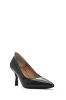 Women's Black Thin Heel Patent Leather Stiletto | Derimod Women's Black Thin Heel Patent Leather Stiletto | Derimod