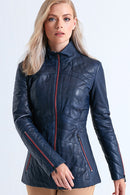 Madison Women's Leather Jacket | Derimod Madison Women's Leather Jacket | Derimod