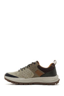 Skechers Men's Khaki Zeller Sports Shoes | Derimod Skechers Men's Khaki Zeller Sports Shoes | Derimod