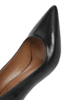 Women's Black Thin Heel Patent Leather Stiletto | Derimod Women's Black Thin Heel Patent Leather Stiletto | Derimod