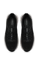 Men's Black Lace-up Leather Sneaker | Derimod Men's Black Lace-up Leather Sneaker | Derimod