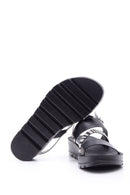 Women's Silver Zebra Detailed Sandals | Derimod Women's Silver Zebra Detailed Sandals | Derimod