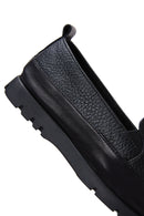Women's Black Leather Comfort Loafer | Derimod Women's Black Leather Comfort Loafer | Derimod