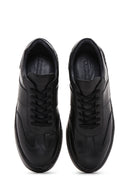 Men's Black Leather Sneaker | Derimod Men's Black Leather Sneaker | Derimod