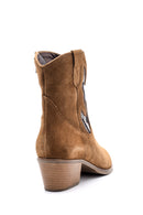 Women's Suede Leather Cowboy Boots | Derimod Women's Suede Leather Cowboy Boots | Derimod