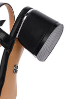Women's Black Ankle Buckle Thick Heel Sandals | Derimod Women's Black Ankle Buckle Thick Heel Sandals | Derimod