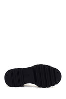Woman Black Zippered Thick Sole Leather Postal Boots | Derimod Woman Black Zippered Thick Sole Leather Postal Boots | Derimod