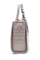 Women's Crocodile Patterned Shoulder Bag | Derimod Women's Crocodile Patterned Shoulder Bag | Derimod