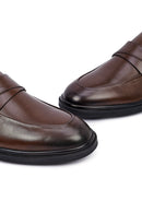 Male Brown Leather Classic Loafer | Derimod Male Brown Leather Classic Loafer | Derimod