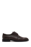 Men's Brown Laced Leather Classic Shoes | Derimod Men's Brown Laced Leather Classic Shoes | Derimod