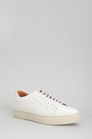 Beyaz Erkek Deri Sneaker | Derimod Beyaz Erkek Deri Sneaker | Derimod