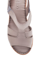 Women's Leather Comfort Wedge Heel Sandals | Derimod Women's Leather Comfort Wedge Heel Sandals | Derimod