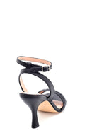 Women's Leather Heeled Sandals | Derimod Women's Leather Heeled Sandals | Derimod
