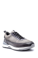 Erkek Deri Süet Detaylı Sneaker | Derimod Erkek Deri Süet Detaylı Sneaker | Derimod