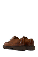 Men's Brown Lace-Up Thick Sole Leather Casual Shoes | Derimod Men's Brown Lace-Up Thick Sole Leather Casual Shoes | Derimod