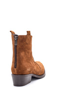 Women's Suede Leather Cowboy Boots | Derimod Women's Suede Leather Cowboy Boots | Derimod