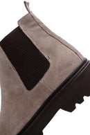 Men's Mink Suede Leather Chelsea Boots | Derimod Men's Mink Suede Leather Chelsea Boots | Derimod