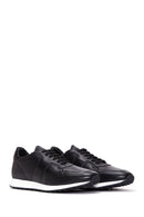Erkek Siyah Deri Sneaker | Derimod Erkek Siyah Deri Sneaker | Derimod
