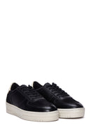 Women's Black Leather Sneaker | Derimod Women's Black Leather Sneaker | Derimod