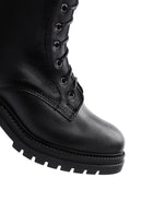 Women's Black Leather Boots | Derimod Women's Black Leather Boots | Derimod