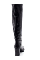 Women's Heeled Leather Boots | Derimod Women's Heeled Leather Boots | Derimod