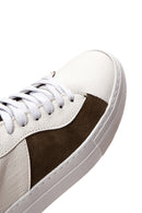 Kadın Bej Deri Sneaker | Derimod Kadın Bej Deri Sneaker | Derimod