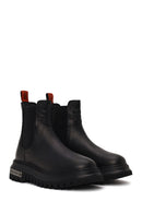 Harley Davidson Woman Black Mourir Nubuck Leather Chelsea Boots | Derimod Harley Davidson Woman Black Mourir Nubuck Leather Chelsea Boots | Derimod
