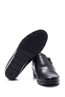 Women's Black Leather Wedge Heeled Comfort Shoes | Derimod Women's Black Leather Wedge Heeled Comfort Shoes | Derimod