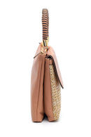 Women's Knitted Detailed Shoulder Bag | Derimod Women's Knitted Detailed Shoulder Bag | Derimod