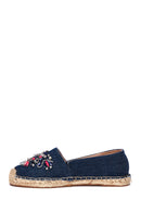 Women's Blue Stone Espadrille | Derimod Women's Blue Stone Espadrille | Derimod