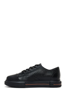 Erkek Siyah Deri Kalın Tabanlı Sneaker | Derimod Erkek Siyah Deri Kalın Tabanlı Sneaker | Derimod