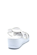 Women's Comfort Wedge Heel Leather Sandals | Derimod Women's Comfort Wedge Heel Leather Sandals | Derimod