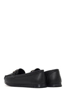 Kadın Siyah Tokalı Loafer | Derimod Kadın Siyah Tokalı Loafer | Derimod