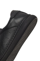 Kadın Siyah Bağcıklı Deri Sneaker | Derimod Kadın Siyah Bağcıklı Deri Sneaker | Derimod