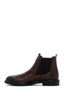 Men's Brown Chelsea Casual Leather Boots | Derimod Men's Brown Chelsea Casual Leather Boots | Derimod