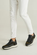 Men's Suede Leather Sneaker | Derimod Men's Suede Leather Sneaker | Derimod