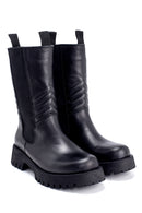 Women's Leather Long Chelsea Boots | Derimod Women's Leather Long Chelsea Boots | Derimod