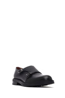Men's Black Buckle Leather Casual Shoes | Derimod Men's Black Buckle Leather Casual Shoes | Derimod
