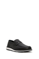 Men's Black Leather Casual Loafer | Derimod Men's Black Leather Casual Loafer | Derimod