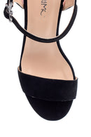 Women's Suede Heeled Sandals | Derimod Women's Suede Heeled Sandals | Derimod