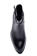 Men's Leather Buckle Detailed Casual Boots | Derimod Men's Leather Buckle Detailed Casual Boots | Derimod
