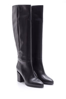 Women's Heeled Leather Boots | Derimod Women's Heeled Leather Boots | Derimod