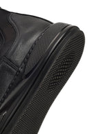 Men's Black Leather Sports Boots | Derimod Men's Black Leather Sports Boots | Derimod