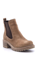 Women's Suede Leather Boots | Derimod Women's Suede Leather Boots | Derimod